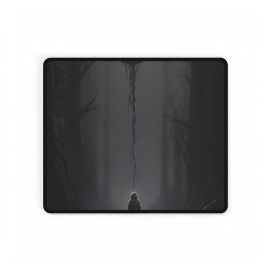 Youthful Moment: A Young Man in Nature's Outdoors - Desk Mat