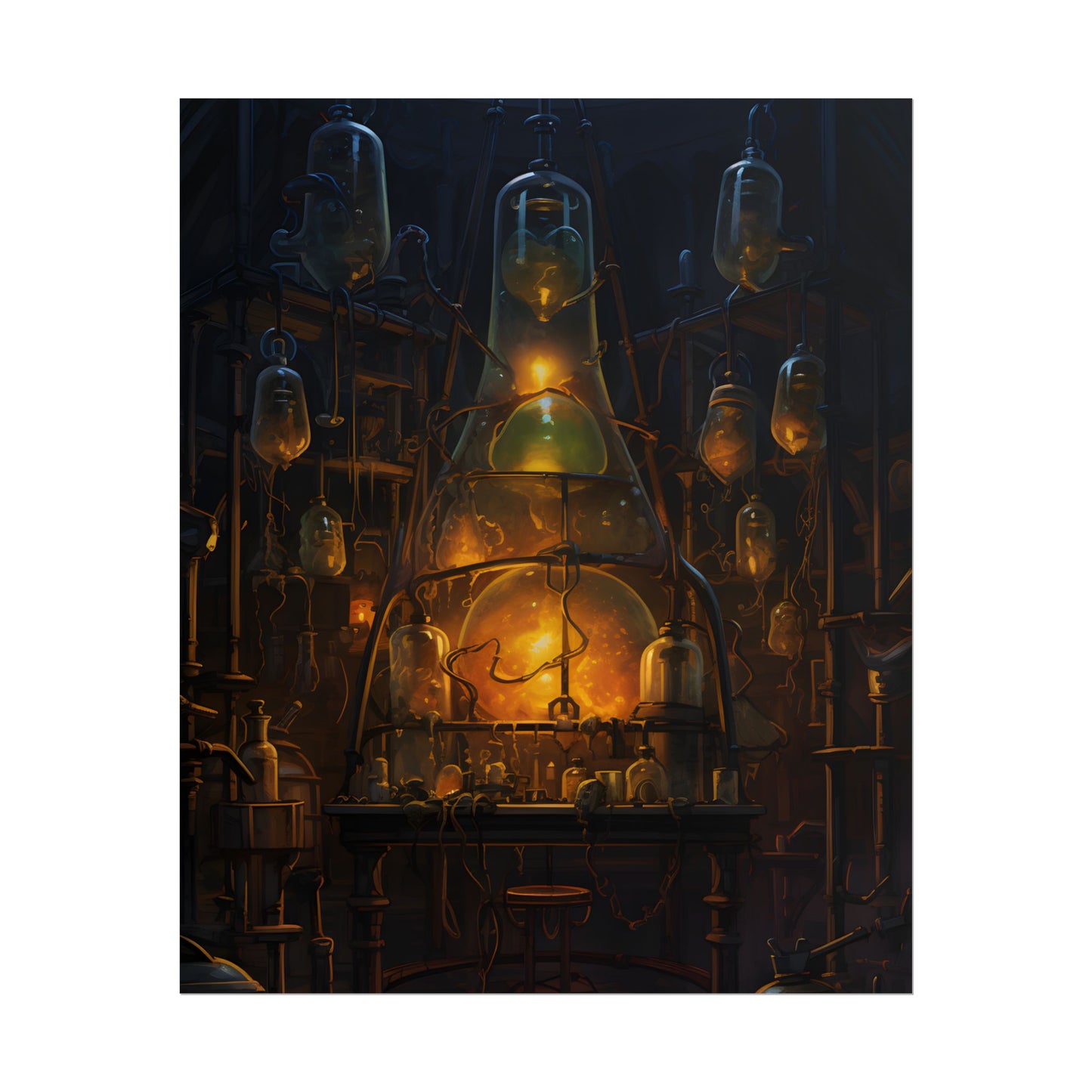 Mysterious Lab: Scientific Secrets in Darkness - Poster