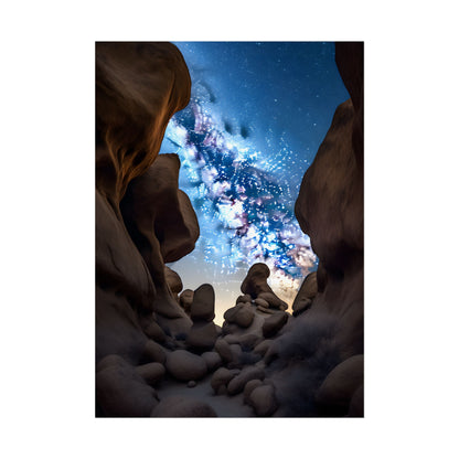 Stargazing Night Sky: Celestial Beauty of the Universe - Poster