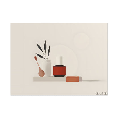 Minimalist Electronic Device: Bold Modern Art Illustration - Poster