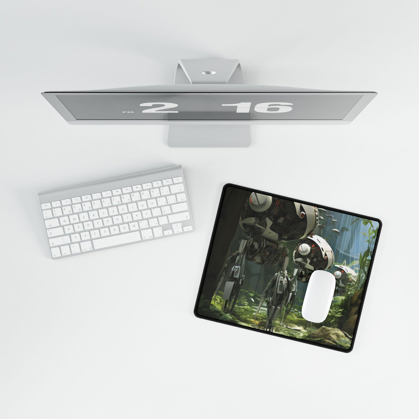 A haven for wildlife, powered by artificial intelligence - Robotic Sanctuary - Desk Mat