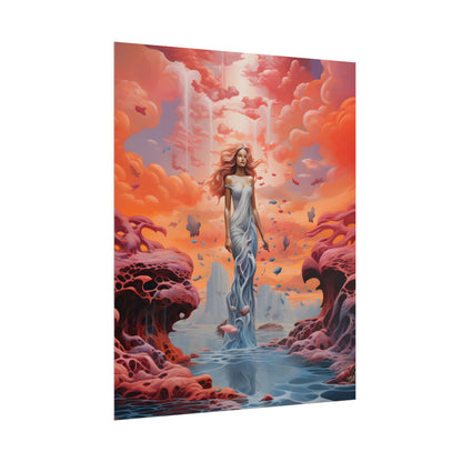 Immersive Dreamscape: A Surreal Journey through Psychedelic Art - Poster