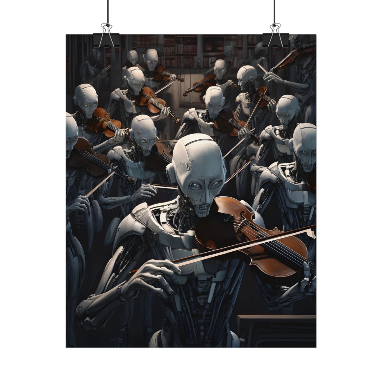 Sentient Robot Symphony: A Robot Orchestra - Poster