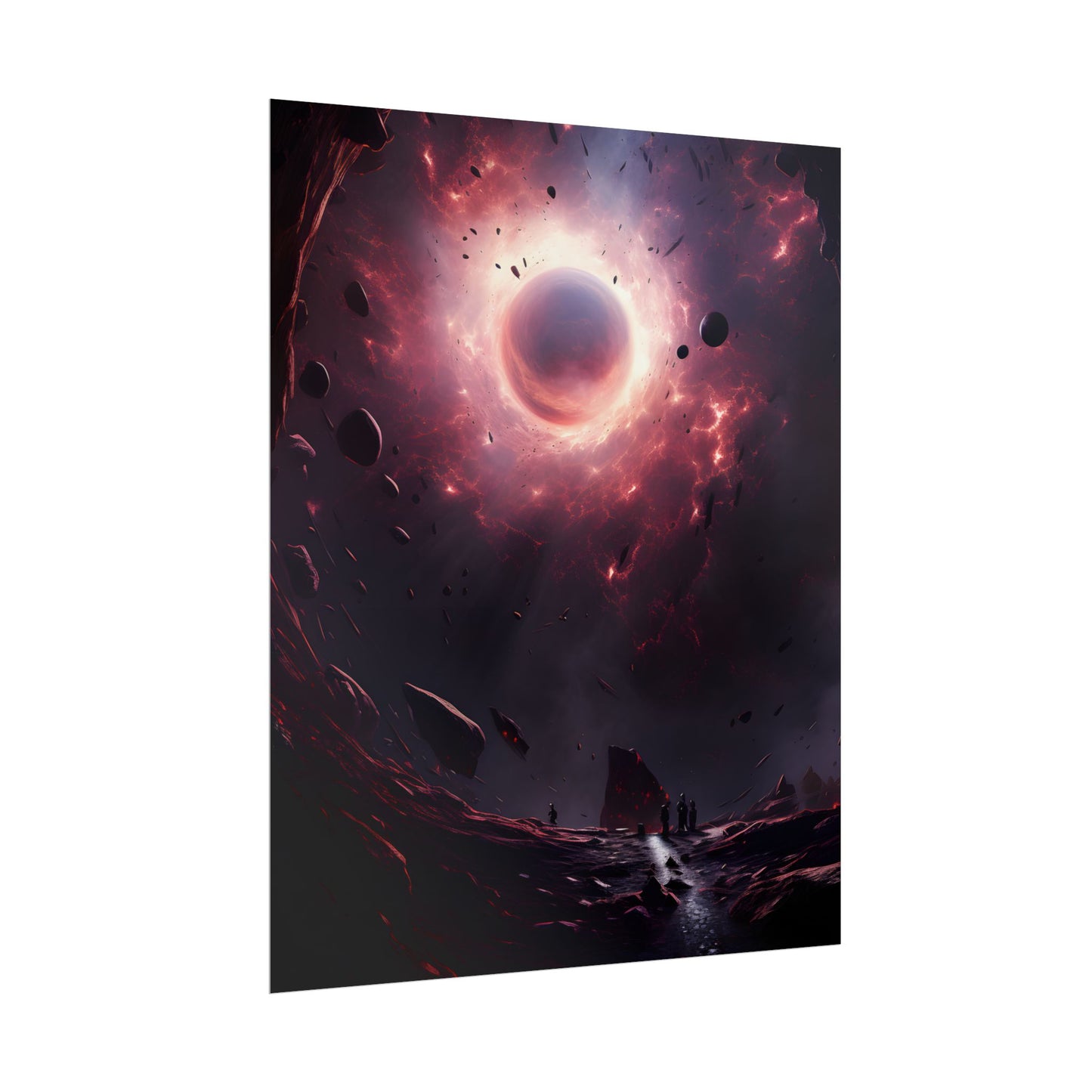 Cosmic Black Hole: Massive Planet in Stellar Orbit - Poster