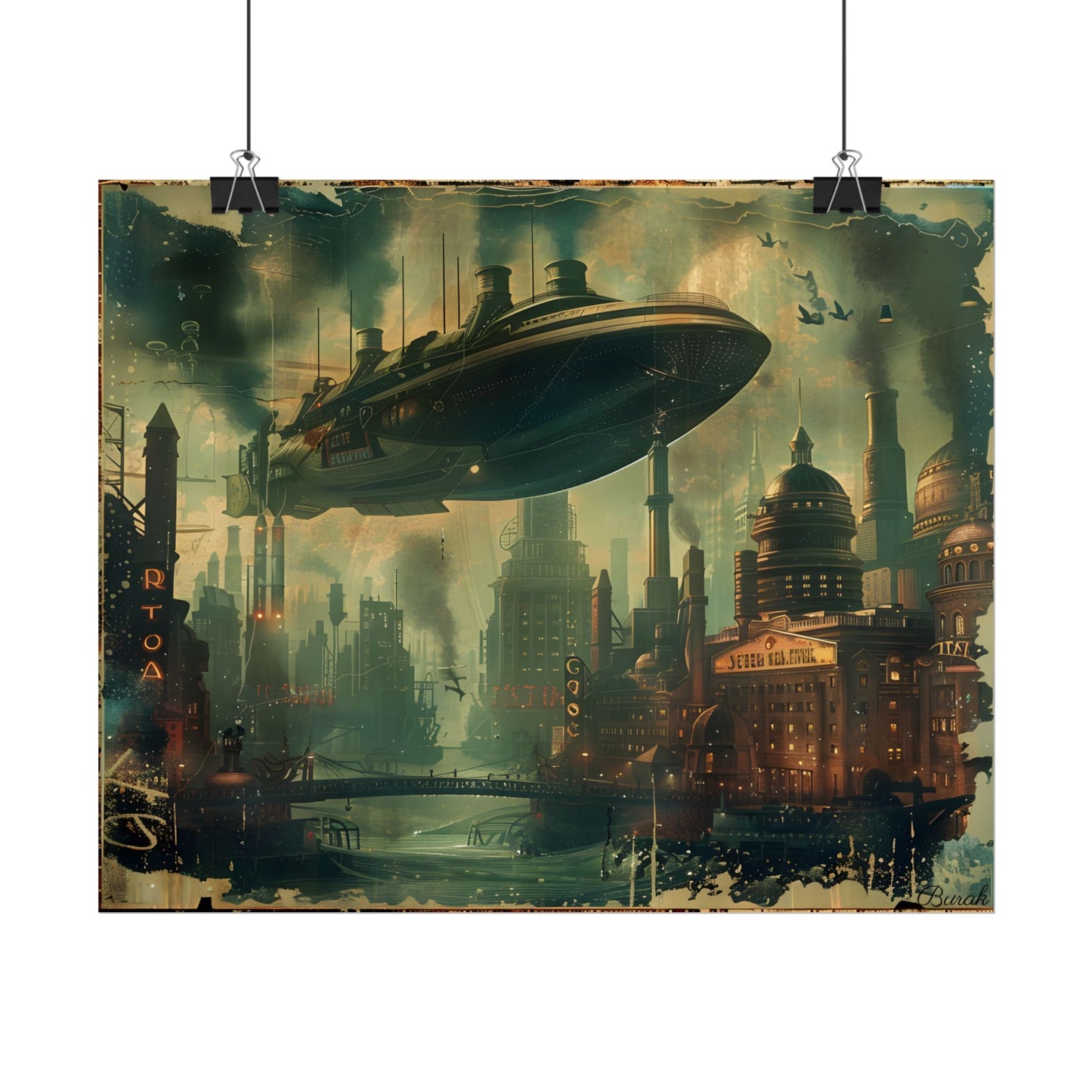 Vintage Underwater Travel Poster: Retro Ocean Adventure - Poster