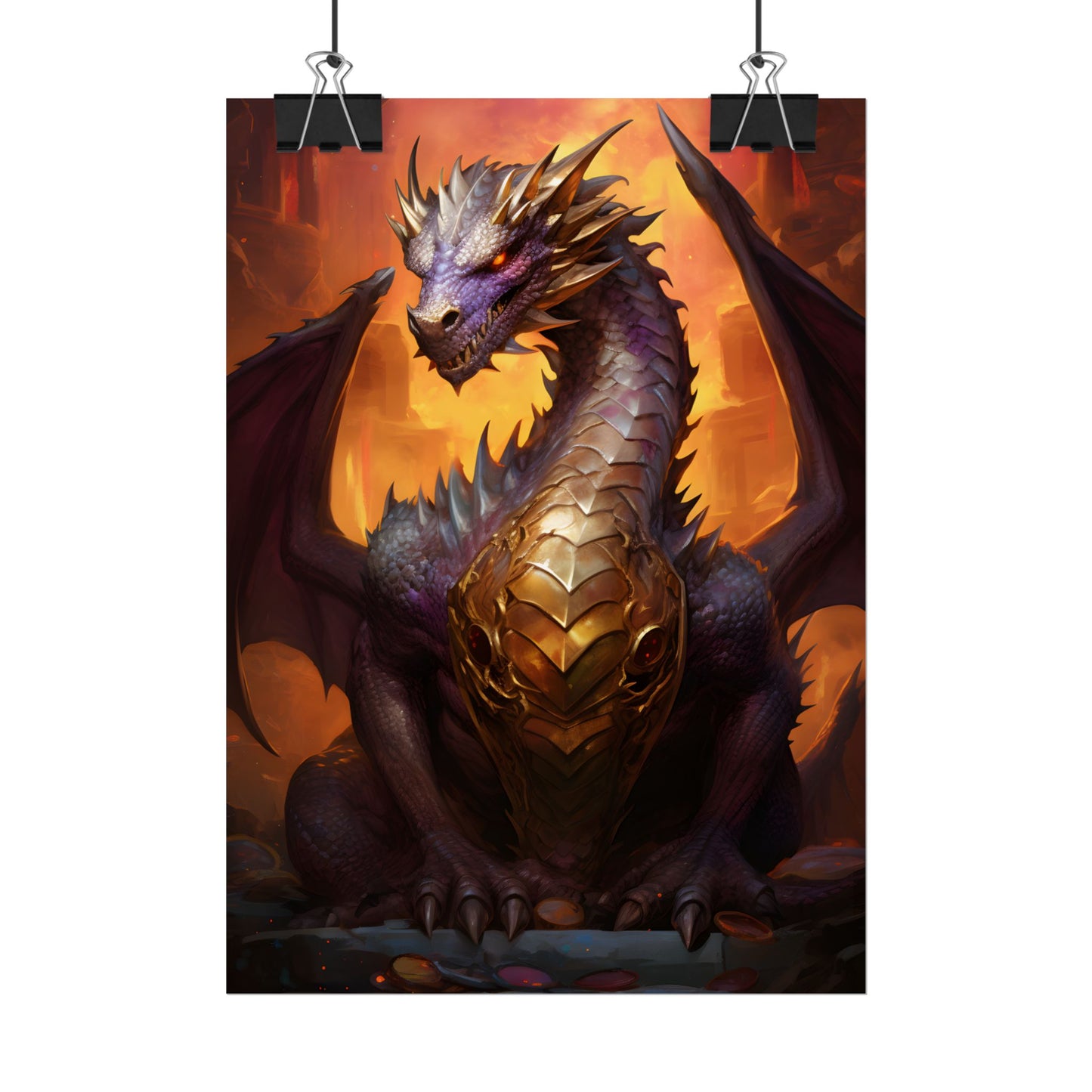 Fantasy Dragon's Treasure: Majestic Guardian - Poster
