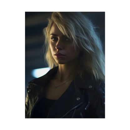 Cyberpunk Youth: Urban Street Art - Poster