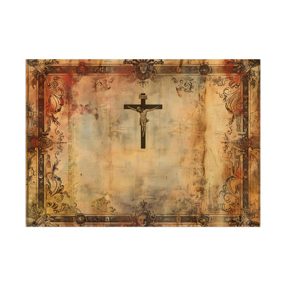Vintage Biblical Art Print: A Historical Scene - Poster