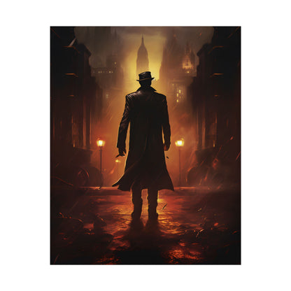 Urban Fantasy Detective: Mystery Graphic Novel Artwork - Poster