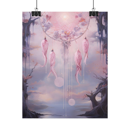 Ethereal Dreamcatcher Realm: Surreal Dreamscape Art - Poster