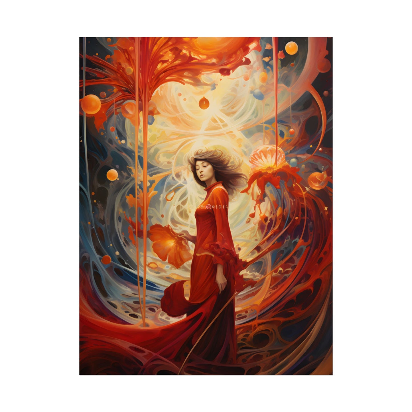 Stellar Gallery: Cosmic Abstract Art Collection - Poster