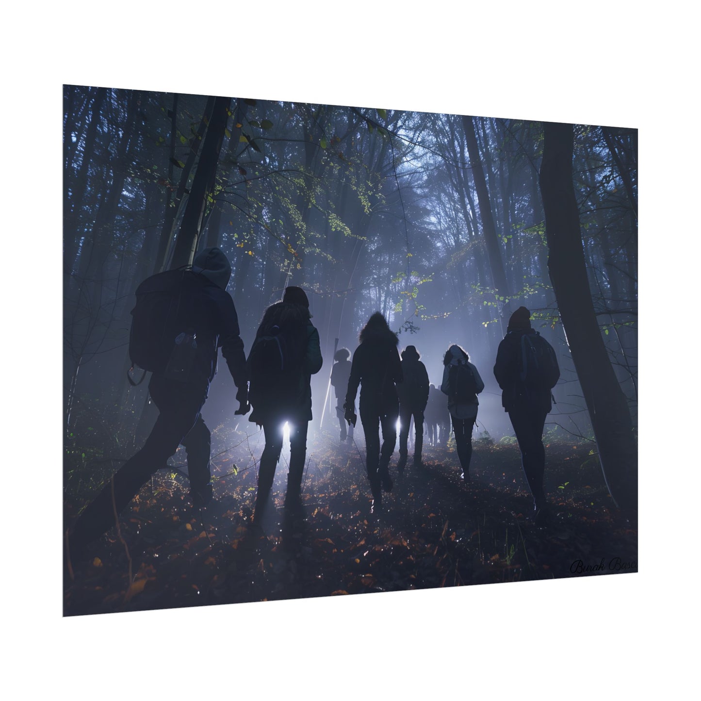 Mysterious Forest Adventure: Exploring with Courage - Poster