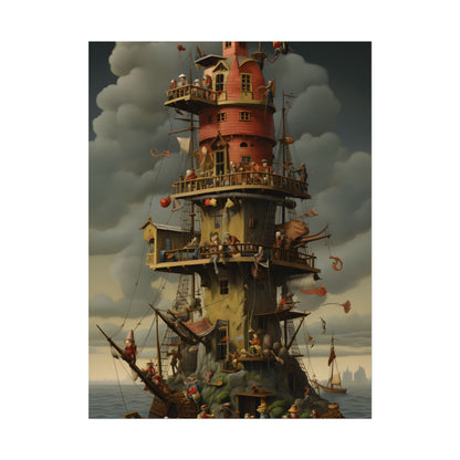 Swashbuckling Time Travelers: A Crew of Pirate Adventurers - Poster