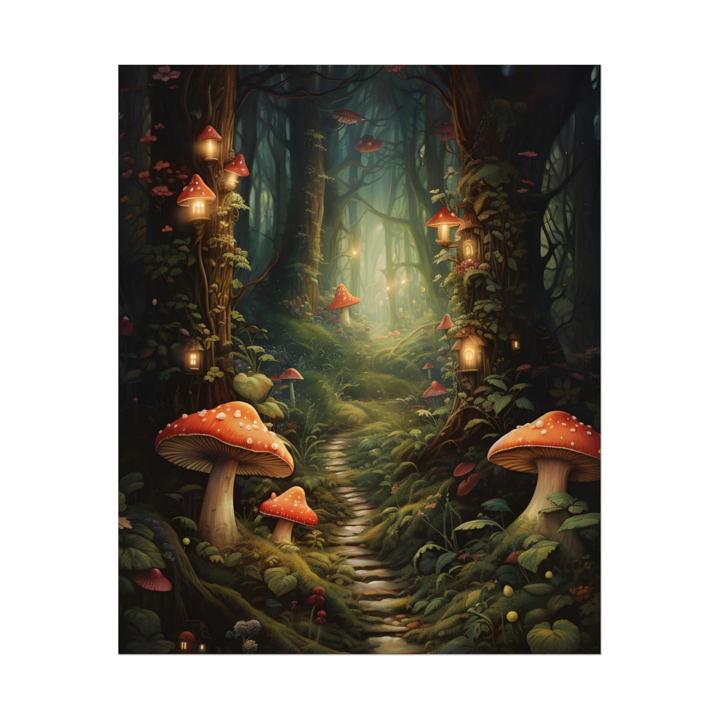 Enchanted Forest: A Whimsical Fairy Tale World of Six Brothers - Poster