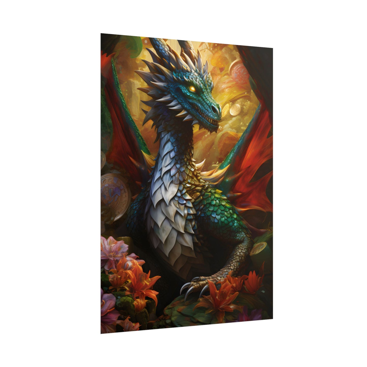 Epic Fantasy Dragon: Ancient Guardian of Wonder - Poster