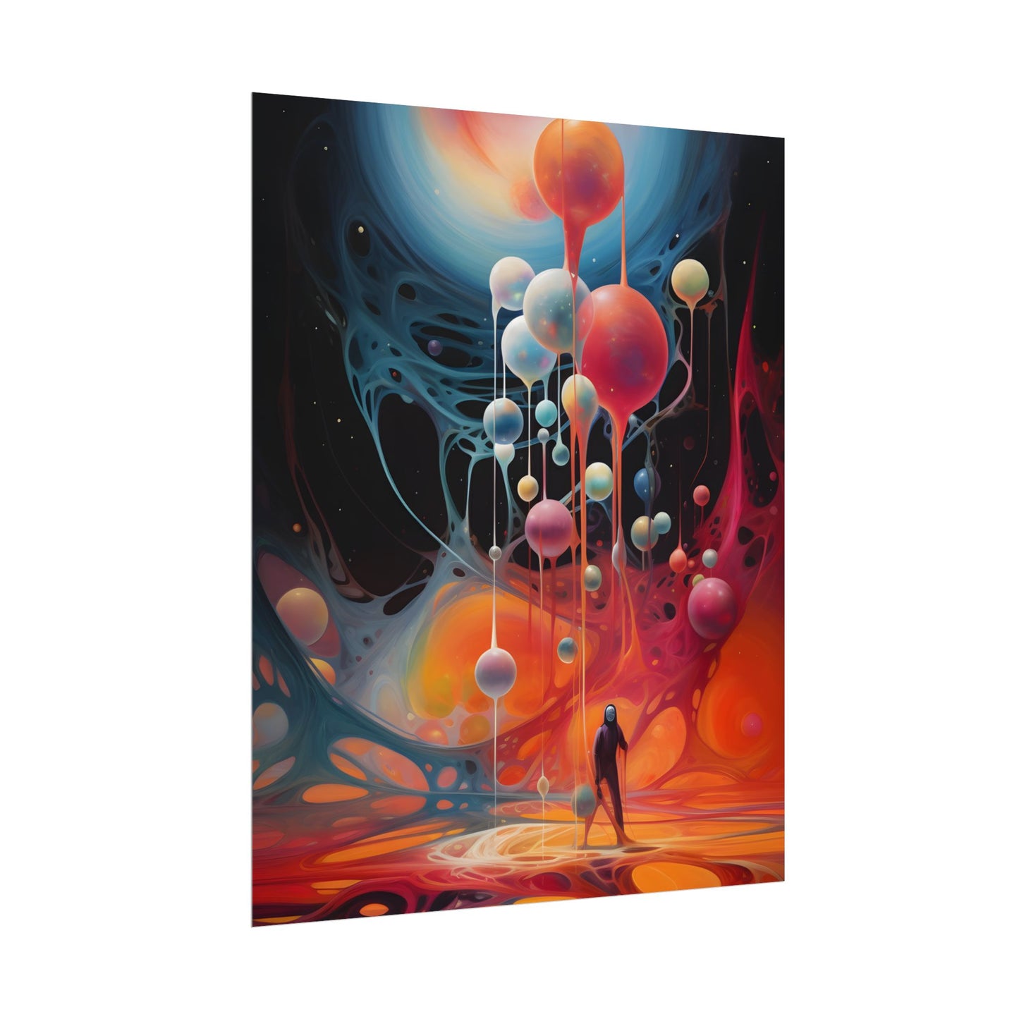 Cosmic Art Gallery: Enchanting Celestial Realm - Poster