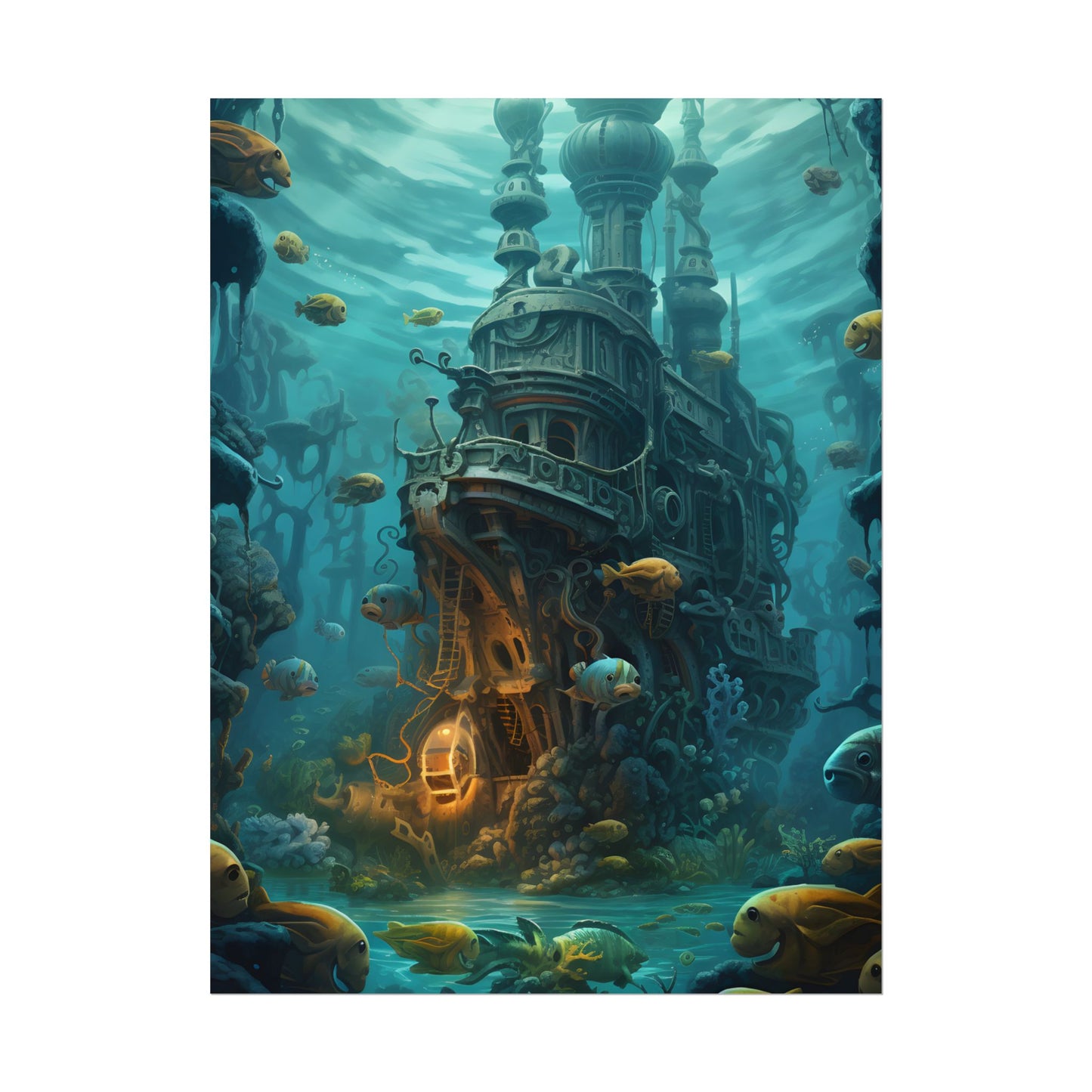 Steampunk Underwater Adventure: Captain Nemos Quest - Poster