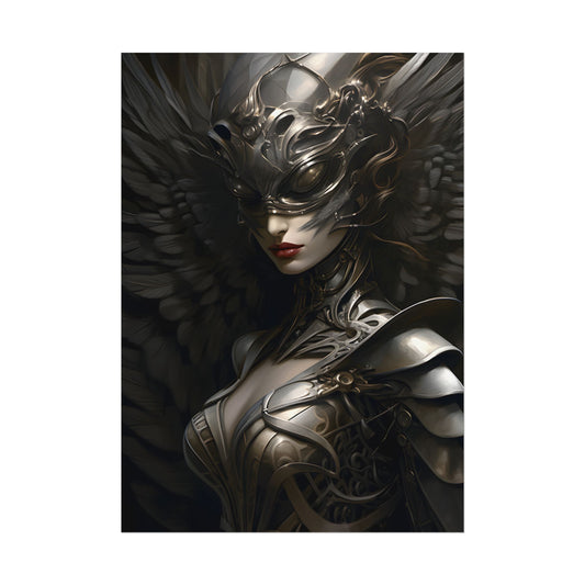 Mysterious Guardian: Imposing Artwork - Poster