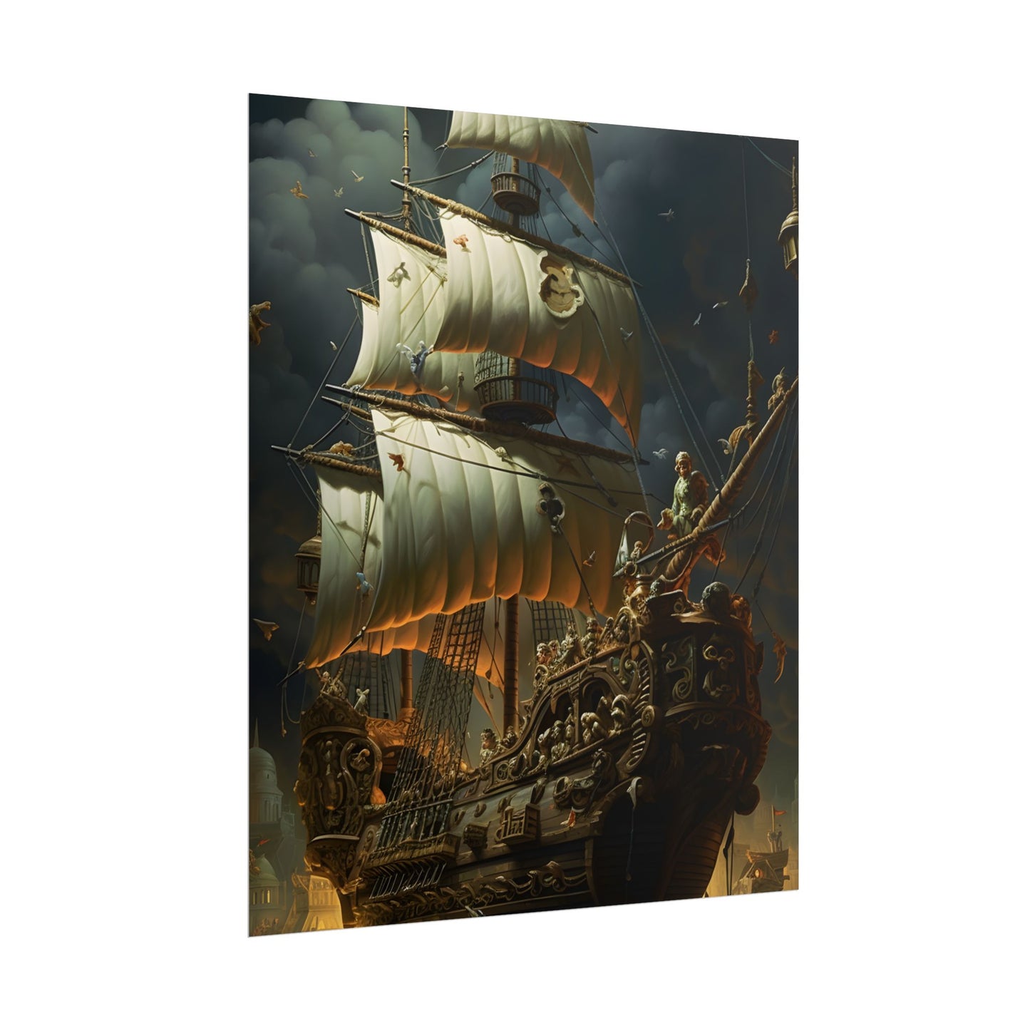 Swashbuckling Time-Traveling Pirate Crew: Artwork - Poster