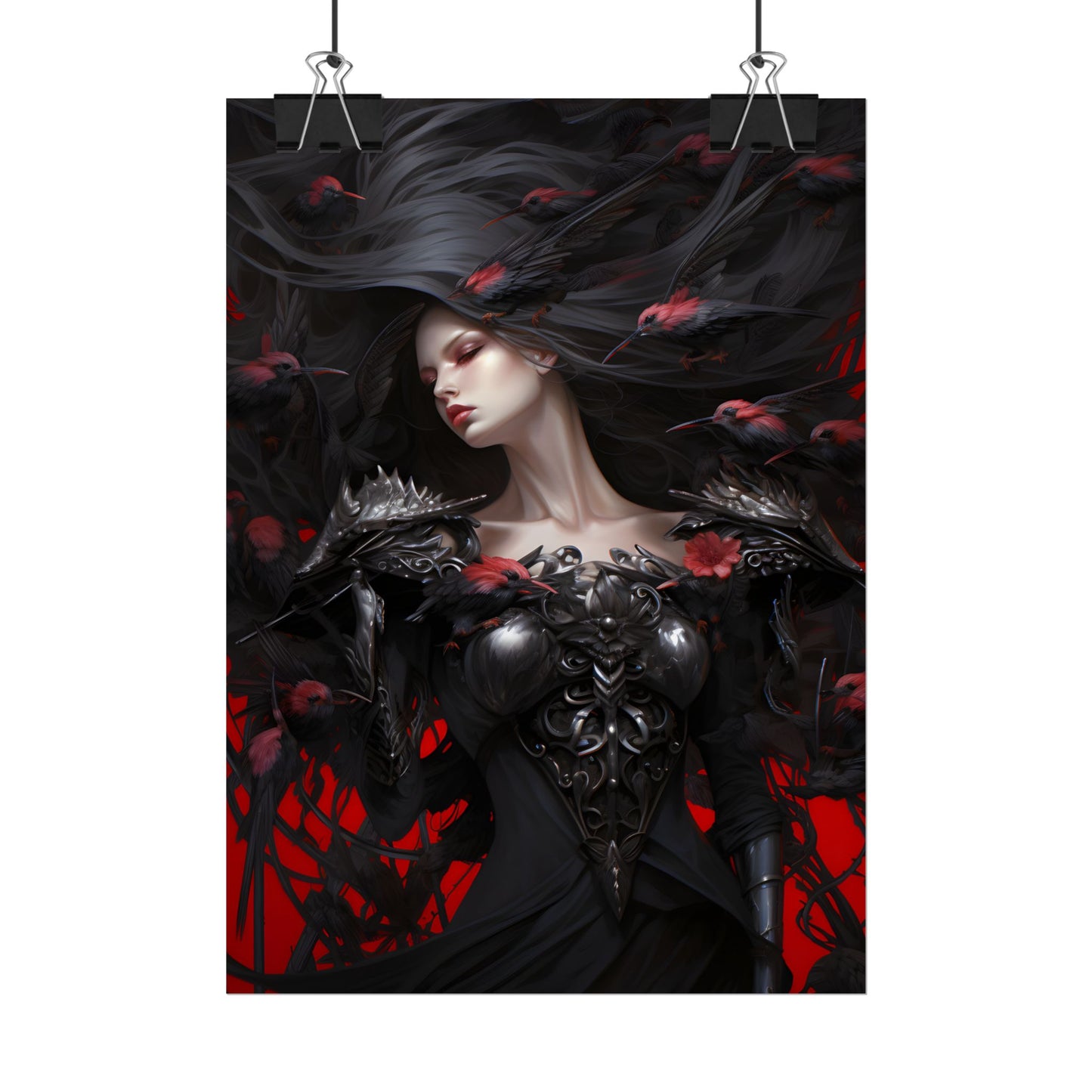 Enigmatic Songbird: Nature's Guardian Art - Poster