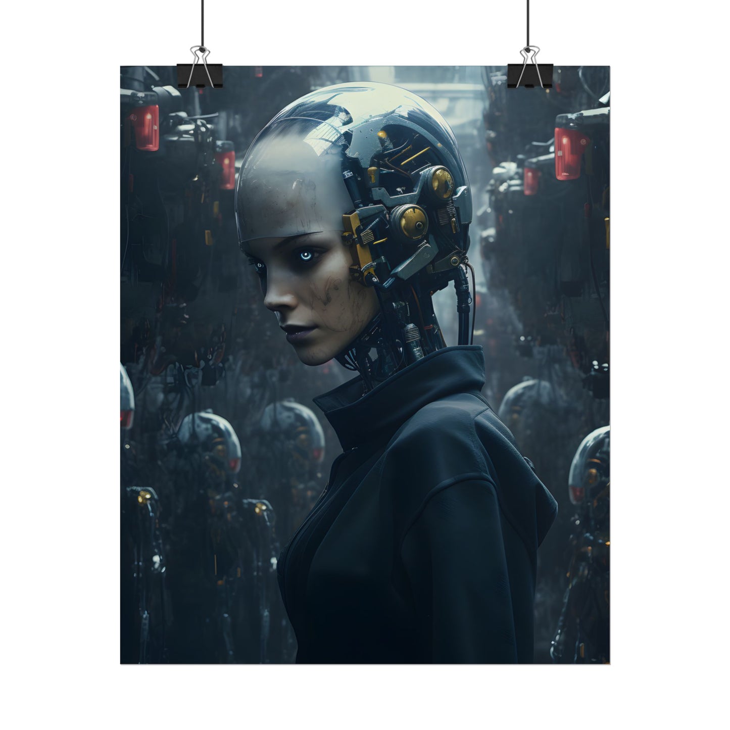 A group of charismatic thieves pull off a daring robotic art heist - Action - Poster