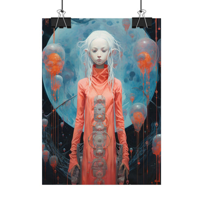 Celestial Dreams: Vibrant Stars and Planets Art - Poster