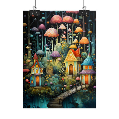 Enchanted Forest Fairies: A Classic Whimsical Artwork - Poster