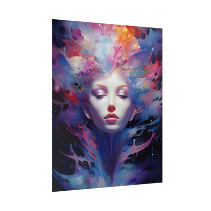 Otherworldly Celestial Dreams: Impressionistic Art Gallery - Poster