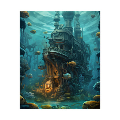 Steampunk Underwater Adventure: Captain Nemos Quest - Poster