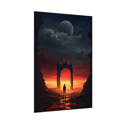 A Moment of Stillness: Phone in Quiet Indoor Setting - Poster