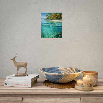 Tropical Island Paradise: Serene Natural Beauty - Poster