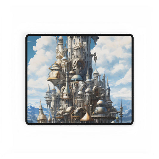 Floating City Columbia 6: Breathtaking Modern Cityscape - Desk Mat