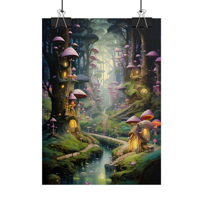Enchanted Forest Adventure: Vibrant Artwork of Six Brothers - Poster