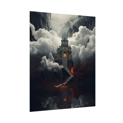 Handheld Message: Personal Artwork in a Small Oval Frame - Poster