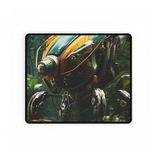 Robotic Wildlife Sanctuary: AI-Operated Guardians of Nature - Desk Mat
