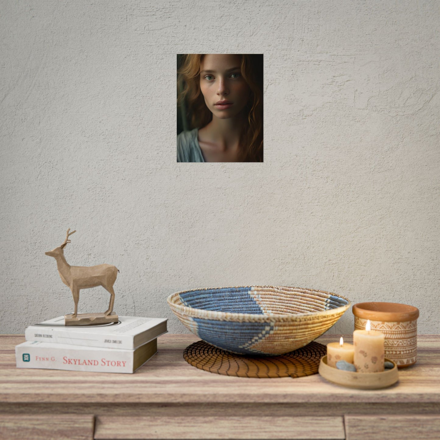 Close-Up Joy: Light Blue Eyes - Poster
