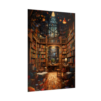 Charming Magical Bookshop: Cozy Book Lover's Paradise - Poster