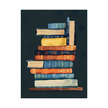 Custom Book Art: Literary Illustration - Poster