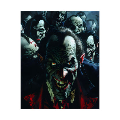 Mischievous Vampires: Gothic Group Artwork - Poster