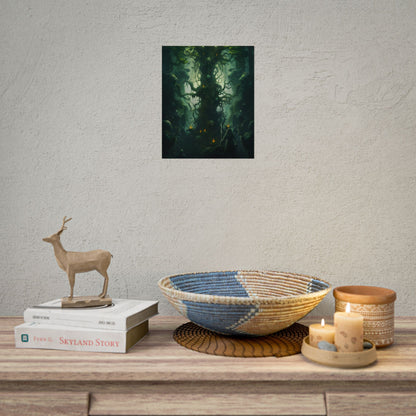 Mystical Forest Guardians: Ancient Tree Spirits Unite - Poster
