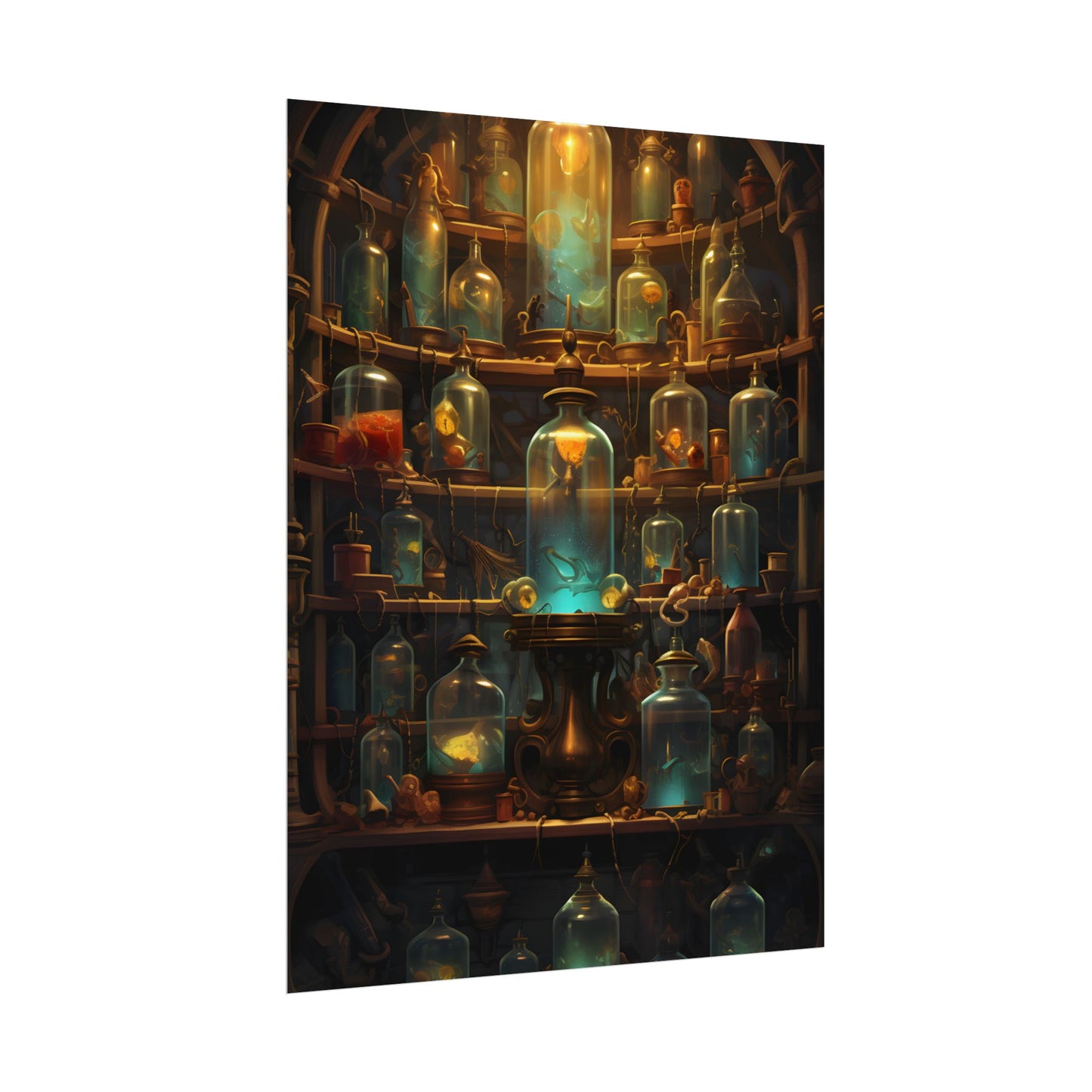 Lab Curiosities: Mysterious Research Space Artwork - Poster