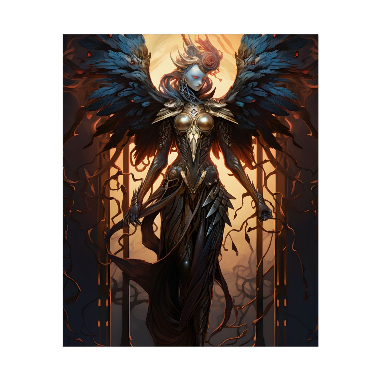 The Dark Guardian: Mysterious Protector of the Rocky Surface - Poster