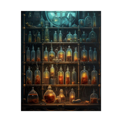 Lab Secrets: A Mysterious Science Experiment Unveiled - Poster