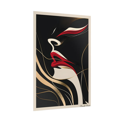 Elegant Art Nouveau Peacock: Timeless Vintage Beauty - Poster