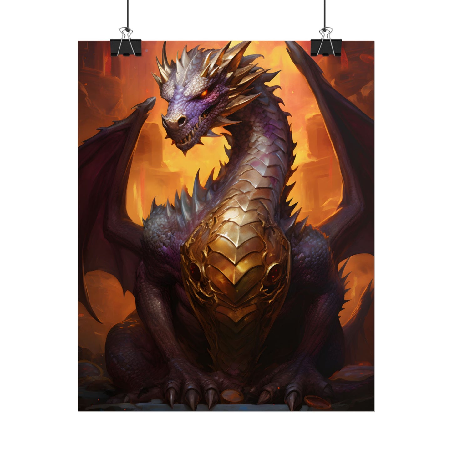Fantasy Dragon's Treasure: Majestic Guardian - Poster