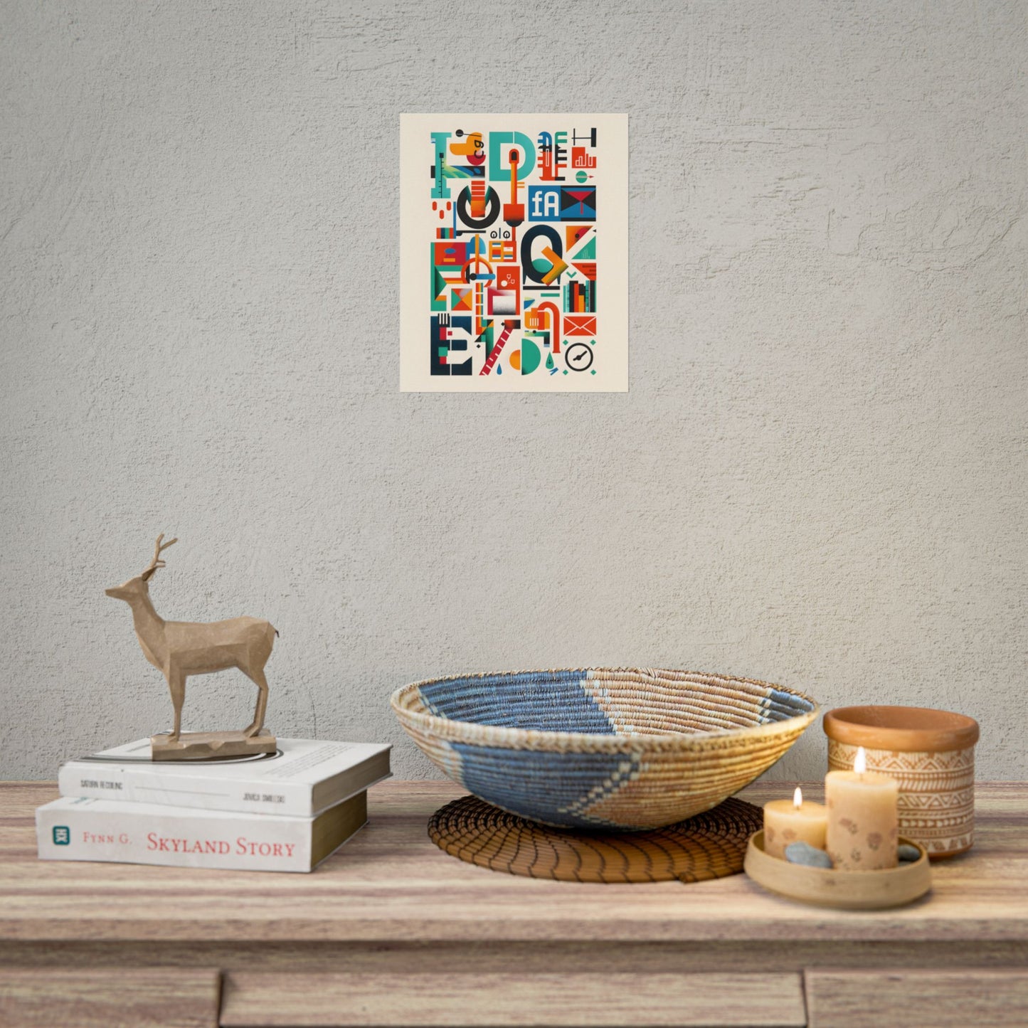 Colorful Infographic: Statistics Explained with Letter L - Poster