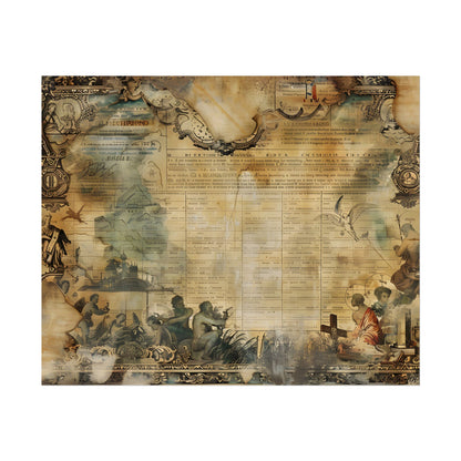 Vintage Biblical Scene: Medieval Art Poster - Poster