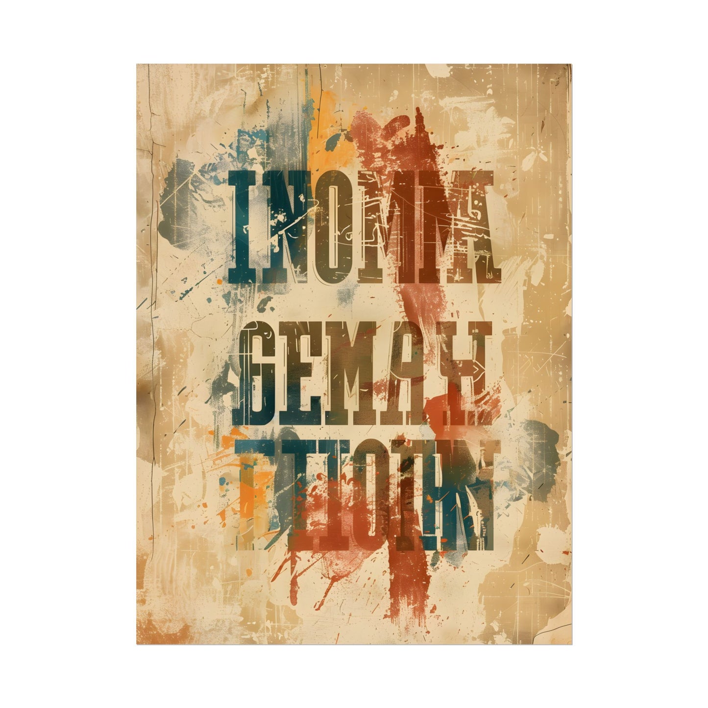 Retro Vintage Poster: Bold '20.24 Batch 1' Artwork - Poster