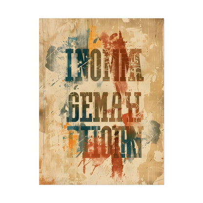 Retro Vintage Poster: Bold '20.24 Batch 1' Artwork - Poster