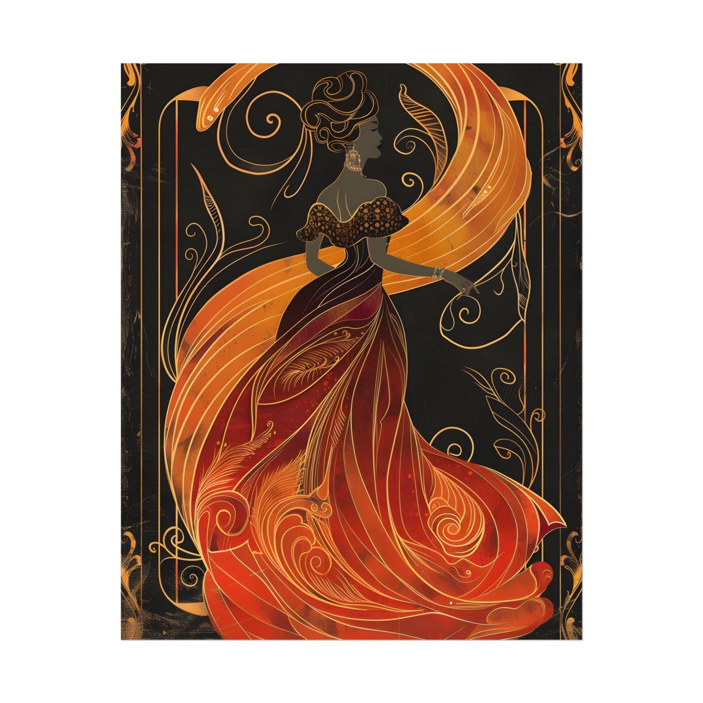 Vintage Art Nouveau Elegant Poster: Batch 1 2024 - Poster